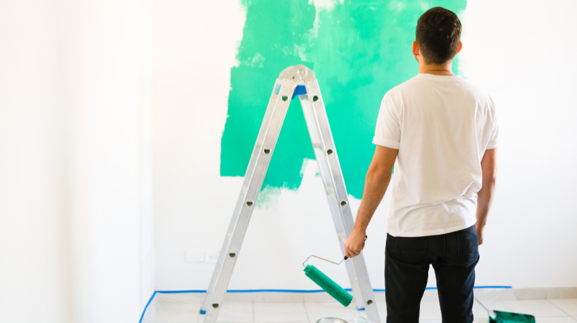 5 pasos para pintar una pared 