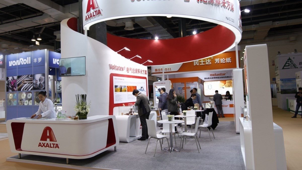 Axalta Energy Solutions booth at CWIEME 2017 in Shanghai