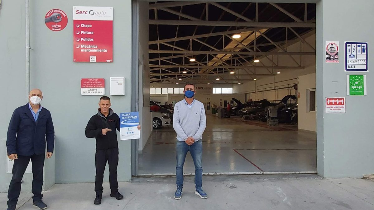 Sercoauto Balear S.L.U, primer taller de las Islas Baleares que ha obtenido la certificación Centro Zaragoza en el área de carrocería y pintura