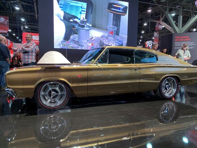 axalta debuts custombuilt 1966 dodge charger in sahara